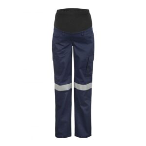 NCC MATERNITY CARGO COTTON DRILL TROUSER WITH CSR REFLECTIVE TAPE