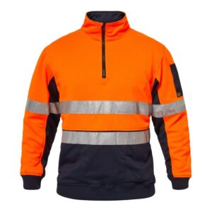 NCC RIDGE HIVIS TWO TONE 1/2 ZIP PULLOVER WITH CSR TAPE